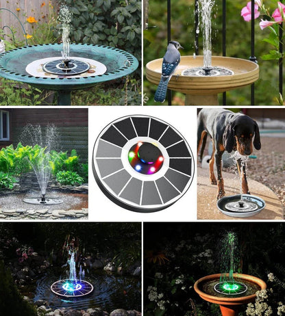 LED Solar Energy Fountain