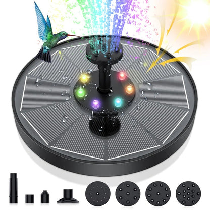 LED Solar Energy Fountain