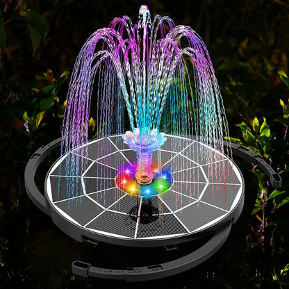 LED Solar Energy Fountain